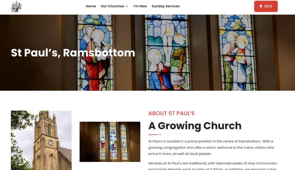 Ramsbottom Church Website
